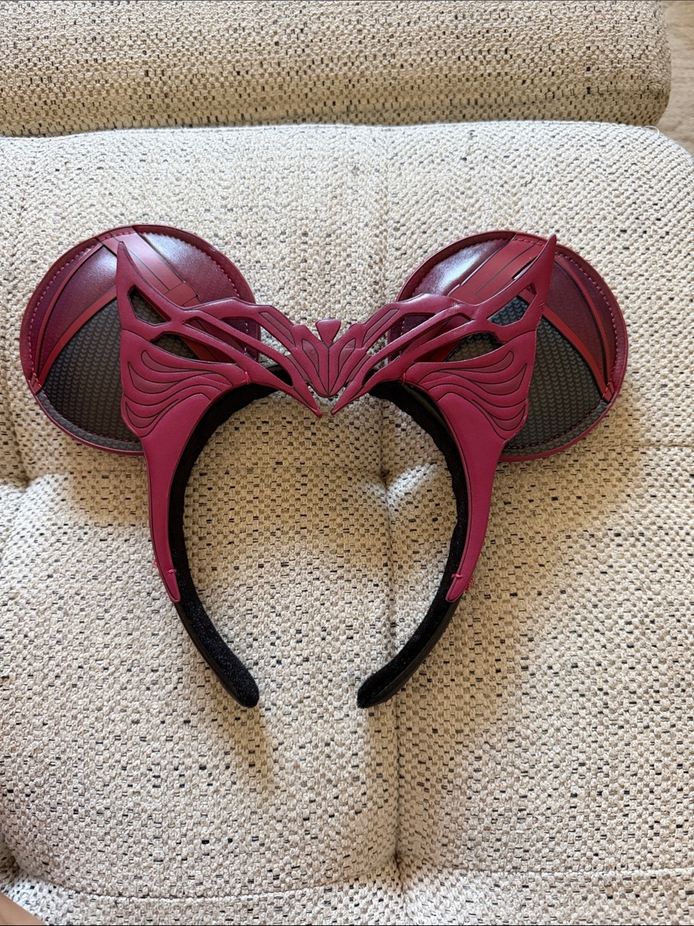 Disney Parks Marvel Scarlet Witch- Women's Fashion Ear Headband in Deep Burgundy